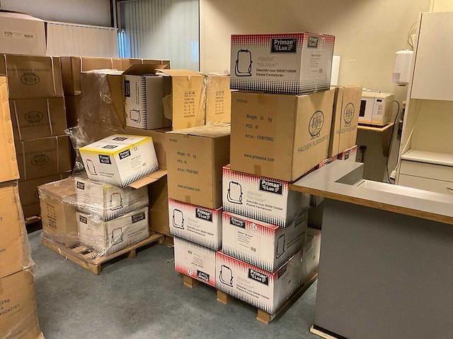 “ongebruikt” 16x pallet bos bouwlampen en statieven - afbeelding 10 van  22