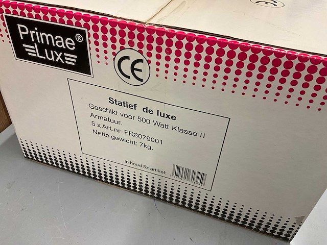 “ongebruikt” 16x pallet bos bouwlampen en statieven - afbeelding 22 van  22