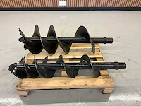 Ongebruikt 2x boor tbv hydraulische grondboor - afbeelding 3 van  10