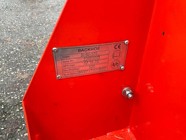 Ongebruikt agma bhm-175 aanbouw graafarm - afbeelding 8 van  16