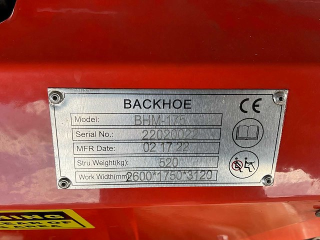 Ongebruikt agma bhm-175 aanbouw graafarm - afbeelding 8 van  16