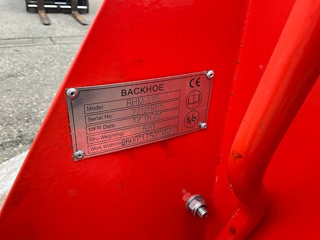 Ongebruikt agma bhm-175 aanbouw graafarm - afbeelding 8 van  16