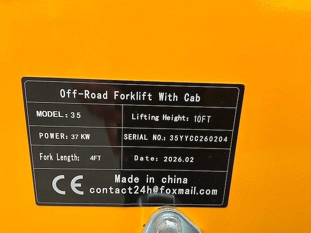 Ongebruikt captok 35 ruwterrein vorkheftruck - afbeelding 9 van  9