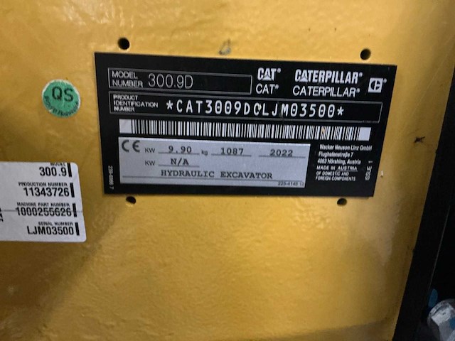 “ongebruikt” cat - 300.9d minigraafmachine - afbeelding 6 van  27