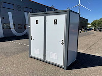 Ongebruikt dubbele toiletunit