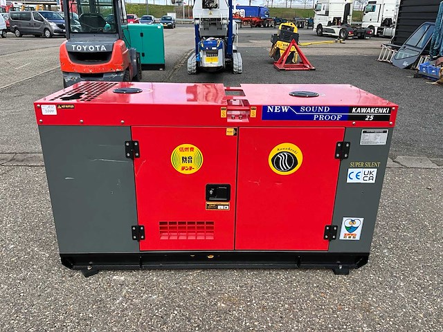 Ongebruikt kawakenki kk25 stroomgenerator 25kva - afbeelding 13 van  16