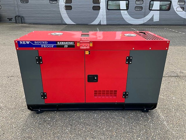 Ongebruikt kawakenki kk25 stroomgenerator 25kva - afbeelding 2 van  2