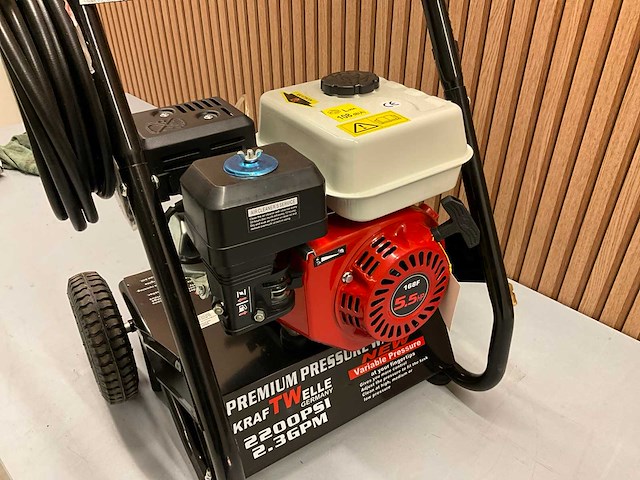 Ongebruikt kraftwelle kw8500 benzine hogedrukreiniger - afbeelding 9 van  11