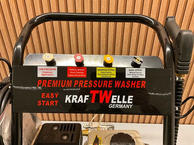 Ongebruikt kraftwelle kw8500 benzine hogedrukreiniger - afbeelding 10 van  11