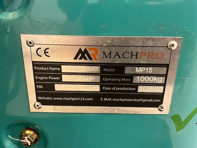 Ongebruikt machpro mp15 minigraafmachine - afbeelding 7 van  15