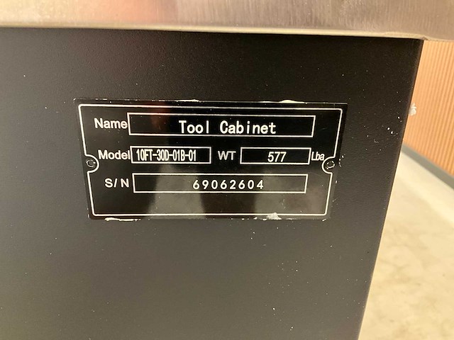 Ongebruikt werkplaats opbergkast - afbeelding 3 van  11