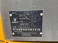 Ongebruikt wolf mini 780 wiellader - afbeelding 33 van  34