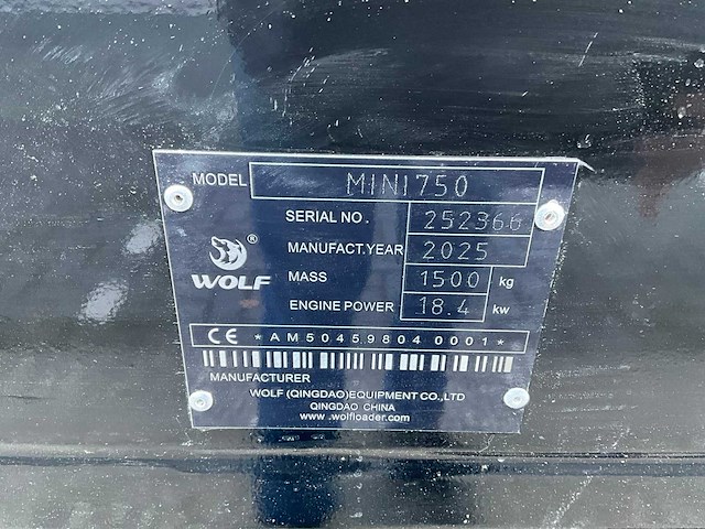 Ongebruikt wolf mini750 mini wiellader - afbeelding 16 van  29