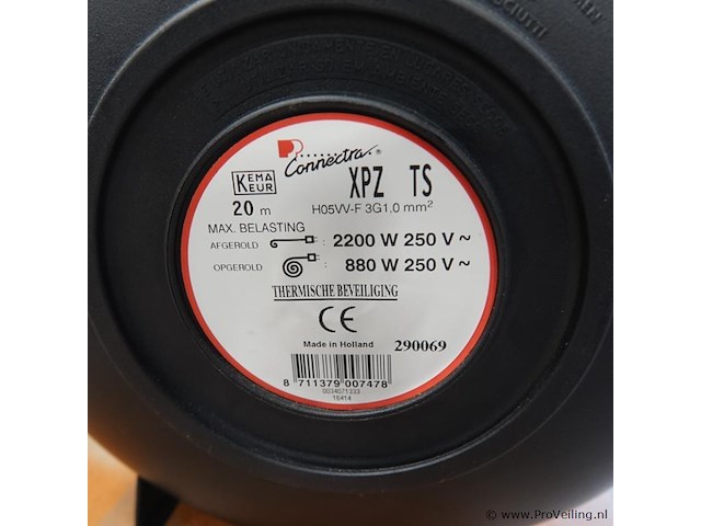 Ongebruikte kabelhaspel 20 meter - afbeelding 5 van  5