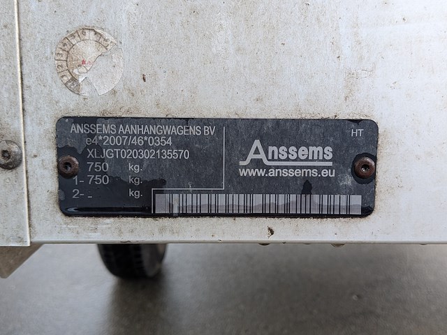 Ongeremde bagagewagen, anssems - afbeelding 6 van  15