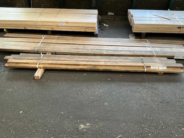 Ongeschaafd hardhout 10x70 mm (7x) - afbeelding 2 van  6