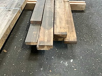 Ongeschaafd hardhout 10x70 mm (7x) - afbeelding 4 van  6