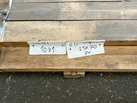 Ongeschaafd hardhout 10x70 mm (7x) - afbeelding 6 van  6