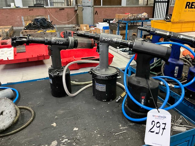 Onkenhout / würth diverse pneumatische blindklinkmoertang (3x) - afbeelding 1 van  6