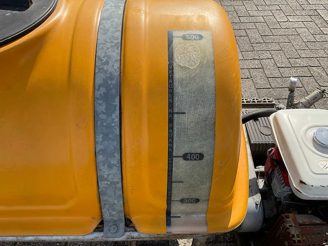 Onkruid tank 500 liter met benzine motor - afbeelding 8 van  11