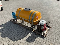 Onkruid tank 500 liter met benzine motor