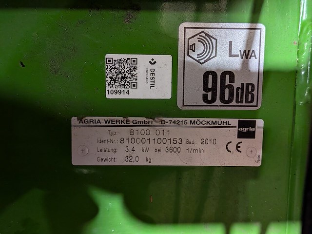 Onkruidborstel, agria, 8100, 2010 - afbeelding 2 van  11