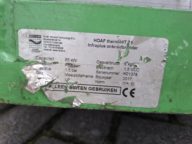 Onkruidbrander hoaf, thermhit 75 - afbeelding 6 van  7