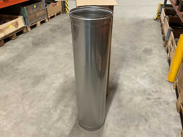 Ontop metaloterm me100 enkelwandige rvs rookgas afvoerbuis - afbeelding 1 van  3
