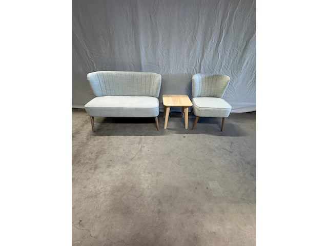 Ontvangstzitje, groengrijs, 3-delig - afbeelding 1 van  5