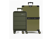 Onyx 2delige kofferset 35l/100 l tsa slot lichtgewicht groen - afbeelding 1 van  3