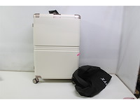 Onyx check-in koffer 100liter tsa slot spinner wielen sand wit - afbeelding 3 van  4