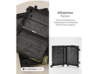 Onyx check-in koffer 65l tsa slot spinner wielen olive - afbeelding 3 van  6