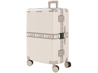 Onyx checkin koffer 65 liter met tsa slot spinner wielen sand wit - afbeelding 2 van  4