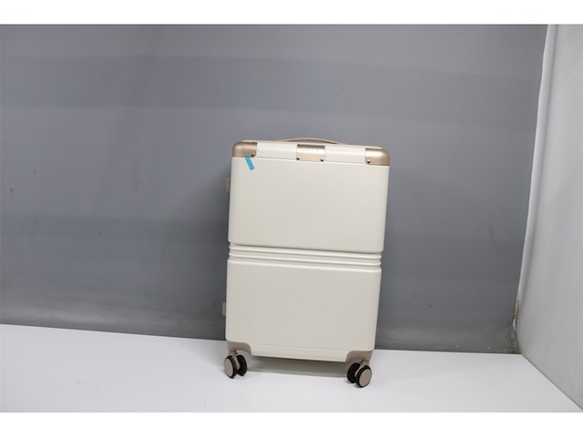 Onyx checkin koffer 65 liter spinner wielen sand wit - afbeelding 3 van  4