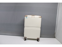 Onyx checkin koffer 65 liter spinner wielen sand wit - afbeelding 3 van  4