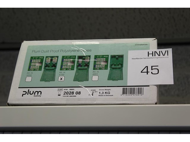 Oogdouche plum. wandmodel. - afbeelding 1 van  2