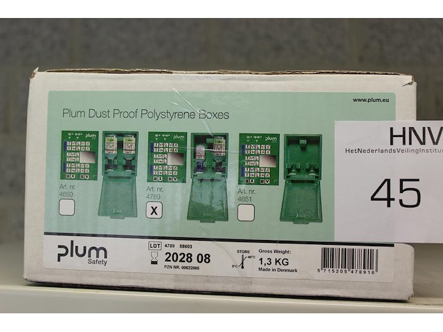 Oogdouche plum. wandmodel. - afbeelding 2 van  2