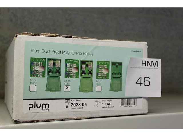 Oogdouche plum. wandmodel. - afbeelding 1 van  2