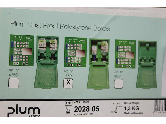 Oogdouche plum. wandmodel. - afbeelding 2 van  2