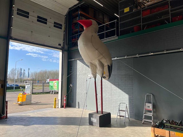 Ooievaar opblaasbaar - afbeelding 1 van  4