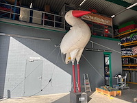 Ooievaar opblaasbaar - afbeelding 3 van  4