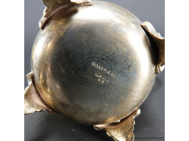 Ooit verzilverd geweest theeset - afbeelding 5 van  5