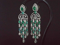 Oorbellen edelstenen diamant - afbeelding 5 van  11