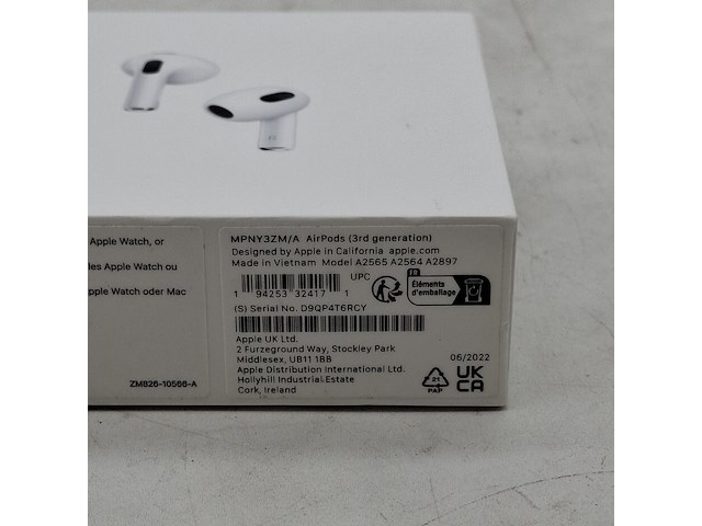 Oordopjes, apple, airpods (3rd generation) - afbeelding 6 van  6