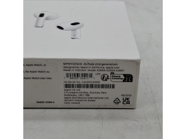 Oordopjes, apple, airpods (3rd generation) - afbeelding 6 van  6