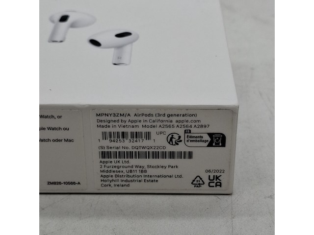 Oordopjes, apple, airpods (3rd generation) - afbeelding 6 van  6