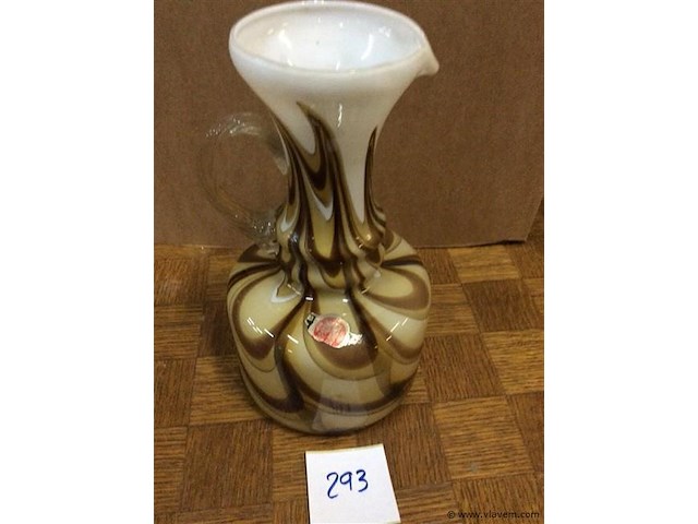 Oorvaas vintage opaline - afbeelding 1 van  3