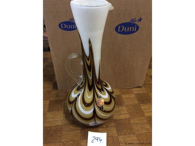 Oorvaas vintage opaline - afbeelding 1 van  3