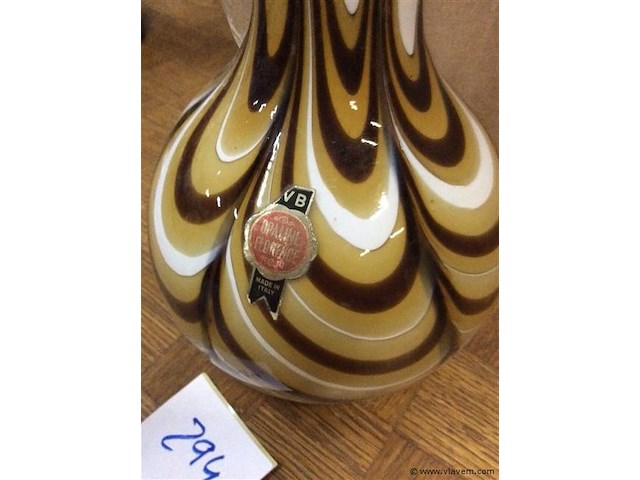 Oorvaas vintage opaline - afbeelding 3 van  3