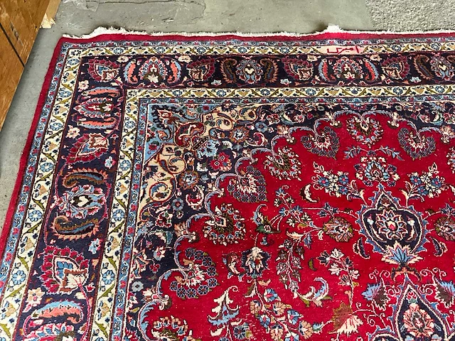 Oosters vloerkleed 398x294cm - afbeelding 4 van  4